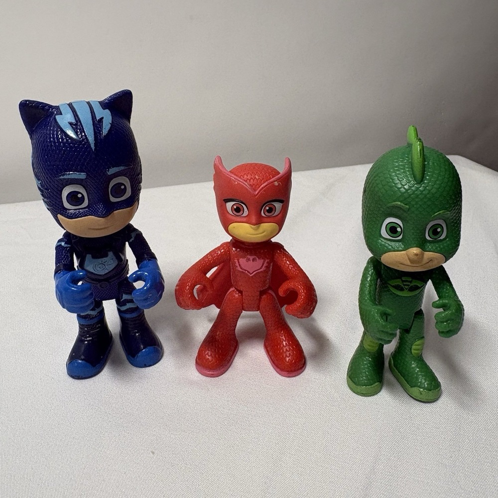 Disney's PJ Masks Action Figures Catboy, Gekko, Owlette, & Romeo's Robot